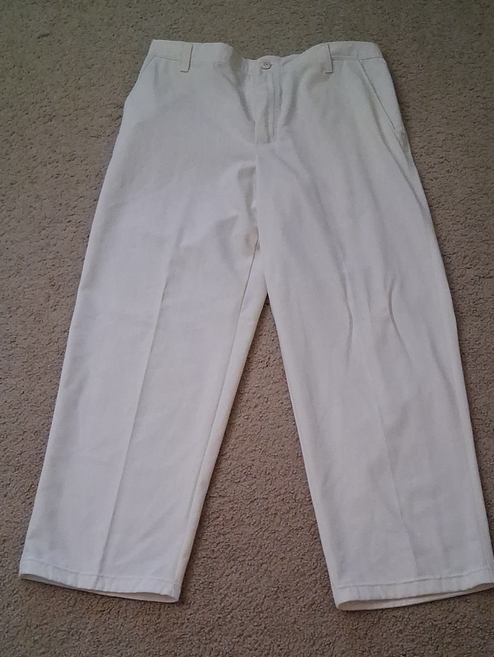 100% Linen Straight Leg Men's Handmade Trousers, Casual Lightweight Pant,  34